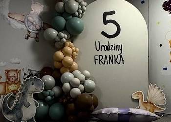 Ścianka do zdjęć dekoracyjna na imprezę zestaw tło balony 200x125 cm, itp