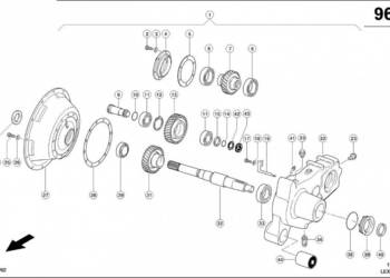 Claas Lexion 600 POKRYWA ŁOŻYSK. 0007699922 (Przekładnia rozdzielająca)