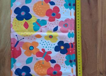 Chusta wielofunkcyjna komin kolorowa kwiaty motyle