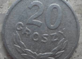 POLSKA-20 GROSZY-1966 r-AL-