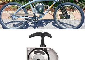Starter Szarpak Aluminiowa Osłona Silnika Spalinowego Rowero