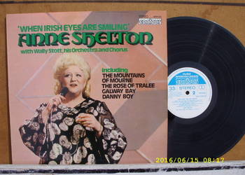 Folk LP.; ANNE SHELTON--WHEN IRISHEYES .