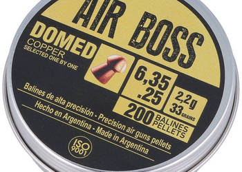 Śrut Apolo Air Boss Domed Copper 6.35 mm, 200 szt. 2.20g/33.0gr (30200)