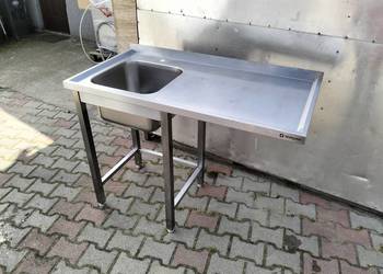 Zlew gastronomiczny 120x60x85 z miejscem na zmywarkę
