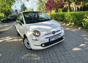 Fiat 500 bezwypadkowy, wersja Lounge, bdb stan