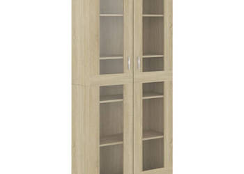 Witryna dąb sonoma 825x305x1855 cm materiał drewnopochodny WM-802771