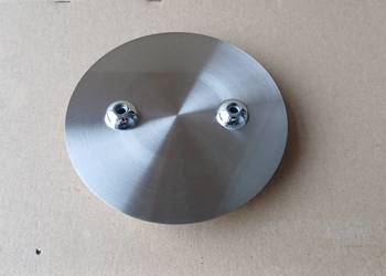 Listwa do lamp rozeta podsufitka maskownica 160mm STAL SATYNA