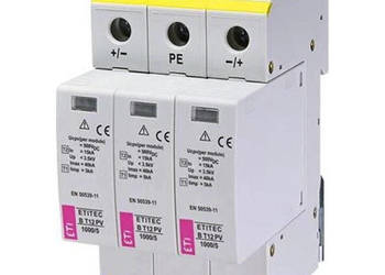 ETITEC EM Ogranicznik przepięć do systemów PV T1 T2 (B i C) 1