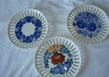 Koło fajansowy talerz PRL Koło fajansowy talerz PRL