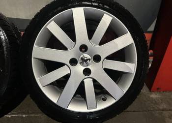 Sprzedam komplet kół felg peugeot gt 4x108 17 cali 205/45/17