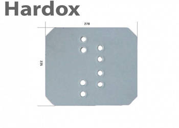 Nakładka HARDOX części do pługa UNIA grudziądz TUR IBIS VIS