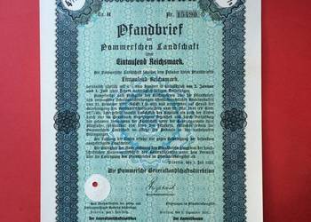 ( 21 ) Papiery wartościowe 1000 reichsmark