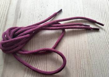 Sznurowadła okrągłe średnie długość 75 cm kolor bordowy