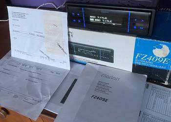 Clarion FX409E I Cały komplet I Opakowanie I USB I AUX I