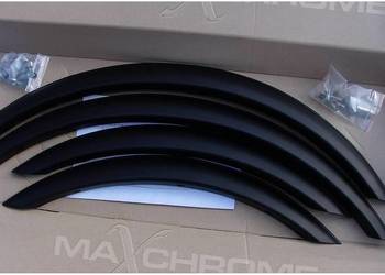 Nakładki listwa chrom nadkola czarny mat przód tył błotnik lewy prawy