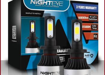 ŻARÓWKA Żarówki LED H7 H4 H11 H8 H9 H1 H3 9000LM 6500K Białe