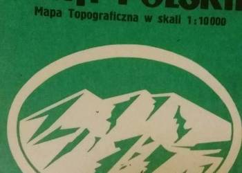 Tatry polskie Małe Ciche mapa topograficzna kolekcje unikaty