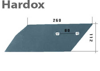 Dłuto 100hektarów HARDOX 41662/P części do pługa LANDSBERG