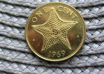 Bahama 1 Cent 1969r - Większa