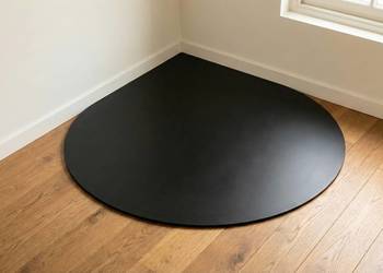 Blacha pod kominek 100x100 cm (łezka)