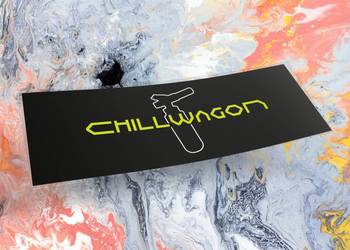 Naklejka K13 + CHILLWAGON 15 x 5 cm drift slap jdm #1
