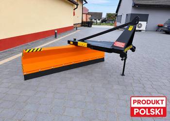 Pług do śniegu do ciągnika TUZ 150-250 cm obrotowy 360° z gumą NOWY #06