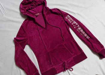 Terranova Bluza Welurowa Kaptur 38 40