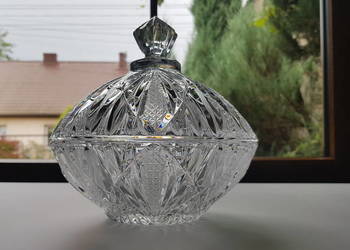 Kryształowa bomboniera, kryształ PRL Kryształowa bomboniera, kryształ PRL