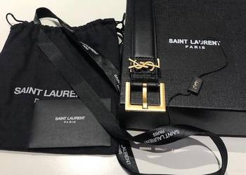 Pas belt Ysl z pudełkiem laurent