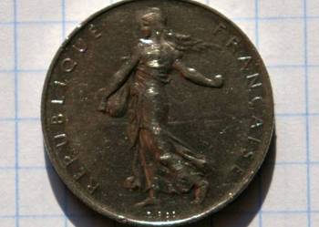 1 FRANK ( 1 FRANC ) 1977 ROK - FRANCJA