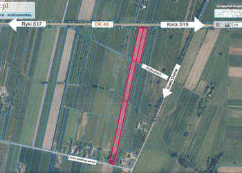 Ziemia inwestycyjna rolno/budowlana, 2,02 ha przy trasie K48 łączącej S19 …