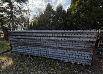 REGAŁ PALETOWY MODUŁOWY  magazynowy 1 sekcja  RAMA BELKI TRAWERSY 5M X 110
