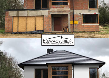 Projekt elewacji / wizualizacje 2d / Wizualizacje 3D