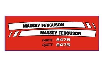 Naklejki Massey Ferguson 6475 Ciągnik Traktor nalepki Komplet
