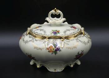 Bardzo duża bomboniera Tułowice Tillowitz, witrynowa, 1928 - 45, unikat!!!