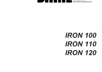 Ciągnik Same Iron 100 110 120 instrukcja napraw po Polsku