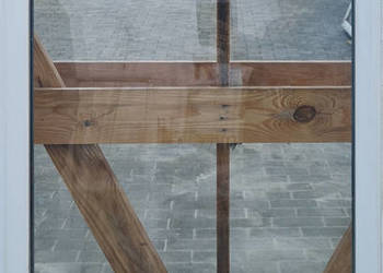 OKNA KacprzaK Witryna 63X113 FIX Używany PCV Plastikowy