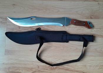 Maczeta CROCODILE full tang z piłą o całkowitej długości 44,7 cm