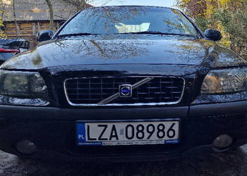 VOLVO S60 2.4D czarne jasne półskóry
