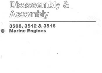 Caterpillar 3508 3512 3516 instrukcja naprawy, obslugi, katalog PL