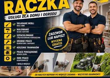 Złota rączka – składanie mebli, malowanie, prace gospodarcze  itp