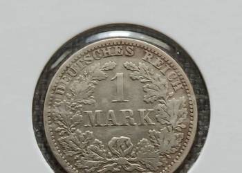 1 Marka Prusy 1876 r. - men. "A"