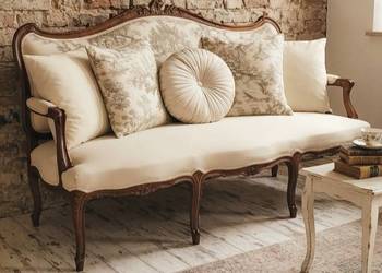 Stylowa sofa ludwikowska, retro,vintage