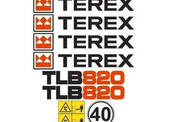 Naklejki oklejenie TEREX TLB820 Zamiennik