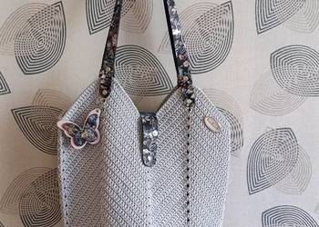 Torebka Tulipan na ramię - HANDMADE