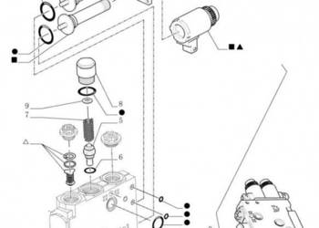 New Holland T6010 T6070 Sekcja zaworu 84175671