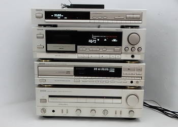 Wieża Stereo DENON Gold – Zestaw Vintage (PMA-520, DRM-700, DCD-820, TU-460