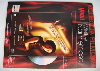 DVD: Ostrożnie, pożądanie - reżyseria Ang Lee