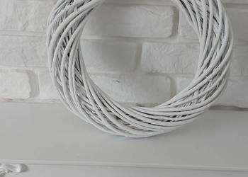 Kółka wiklinowe białe Kółka wiklinowe białe