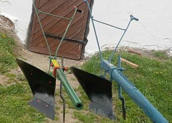 Maszyny konne - pługi sądeckie 1965r / 1977r osprzęt konny!